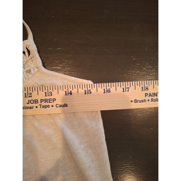 Theory Womens Sleeveless Lace Trim Tunic Top Womens Beige Size Small - Picture 6 of 7